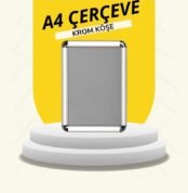 a4 çerçeve krom rondo köşe