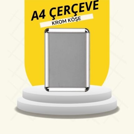 a4 çerçeve krom rondo köşe