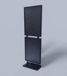 50X70 ÇİFT KATLI POSTER PANO SİYAH